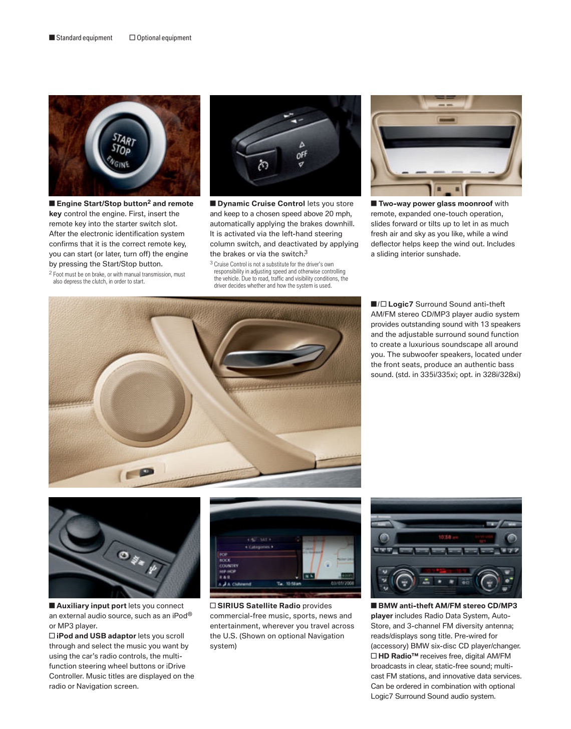 2008 BMW 3-Series Sedan Brochure Page 15